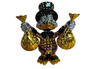 Sculptuur, Lior24, Dagobert Duck, Paars goud